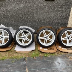 BMSの18インチ 9j＋15 タイヤ225/40新品付きの画像