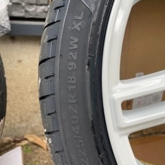BMSの18インチ 9j＋15 タイヤ225/40新品付きの画像