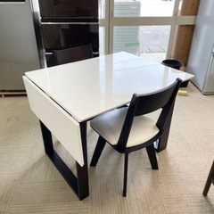 ※お約束済【あげます】ダイニングセット 3点 ニトリ【-4/6までにお取引希望】の画像
