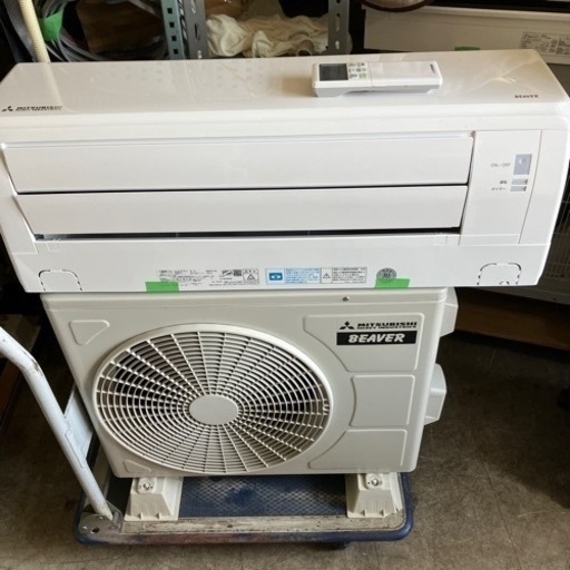 佐賀中古エアコン三菱2021年2.2KW75番税込取付込み