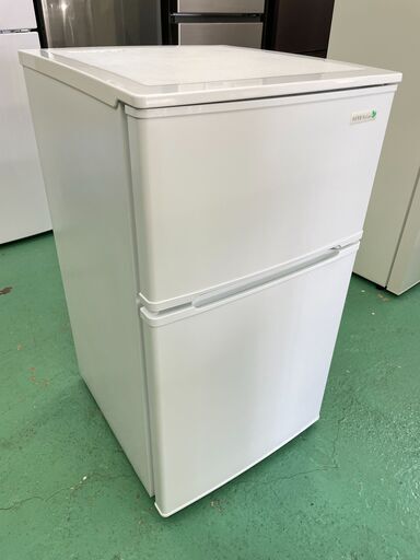 商談中 ヤフ ★新生活★ 2D冷蔵庫 90L 2017年 YRZ-C09B1 新生活 一人暮らし コンパクト 50/60Hz共用 キッチン 生活家電 福島 郡山市 a