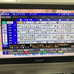 [受け渡し予定あり]SHARP AQUOS LC-20AX6 テレビ