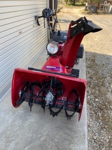 相談中 除雪機 畑仕事 農機具