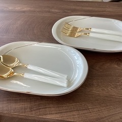 美原店　Crown China 保管品　お皿　ケーキ皿　ランチプ...