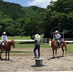 国立公園霧島山で馬と一緒に仕事！！　観光乗馬牧場（ホースガイド）の画像