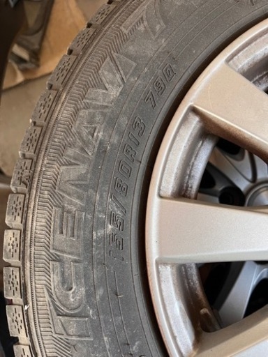 155 80R13 スタッドレスタイヤホイール付き　4本