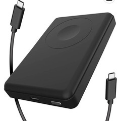 CIO ハイブリッドワイヤレスバッテリー マグネット ワイヤレス充電器