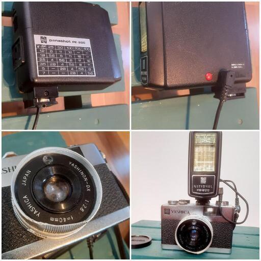 [お話中です]YASHICA エレクトロ35 MC　ナショナルのフラッシュライト付