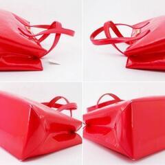 ヴィトン ヴェルニ ウィルシャーPM ハンドバッグ レッドの画像