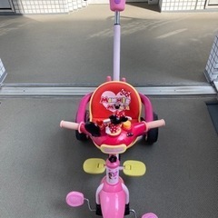 ミニーちゃん三輪車　三輪車　自転車　バギー　
