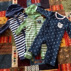 ベビー服　ロンパース3点の画像