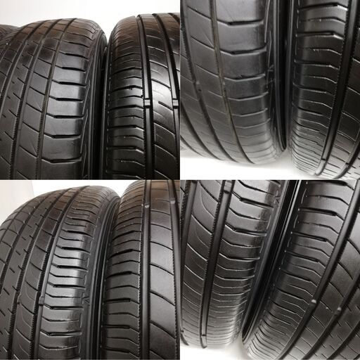 交換工賃、廃棄タイヤ処分込み！ ノーマルタイヤ 4本＞ 185/65R15 ダンロップ ルマン V 2018年 80% フリード ヴィ