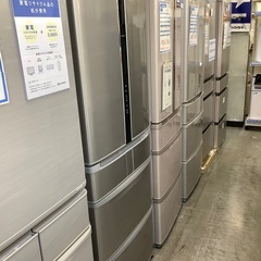 6ドア冷蔵庫　HITACHI R-F440D