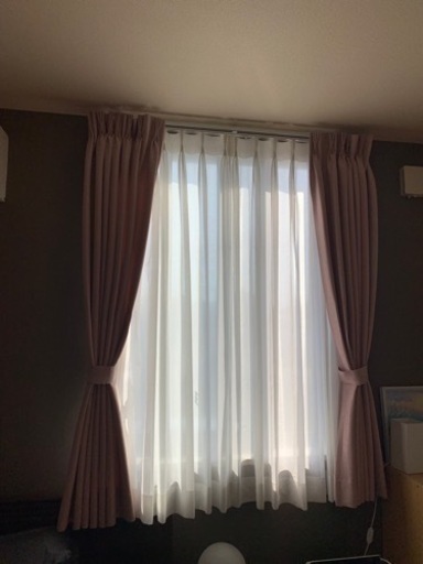 ドレープカーテン＋レースカーテン