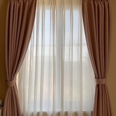 ドレープカーテン＋レースカーテン