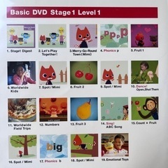 ベネッセのキッズ用・英会話 DVD 5巻セットの画像