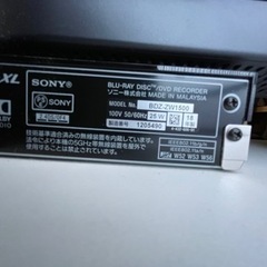 SONY Blu-ray&DVDプレーヤー、HDD1TB内蔵（BDZ-ZW1500）の画像