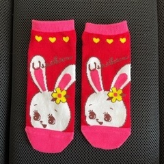 未使用　レディース靴下　22-24㎝　うさちゃん
