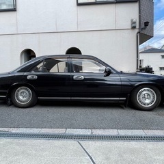Y32シーマV8車検受けるので満タンですの画像