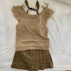 水着【茶】バレンチノ