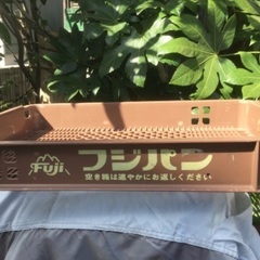 昭和レトロ☆フジパン　パン運搬ケース インテリア　収納ケースに