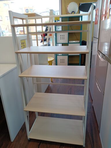 5段シェルフ　サイズ（約）幅60㎝×奥35㎝×高126㎝　　■近隣配送無料 買取GO‼　栄和店
