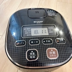 SHARP IH炊飯器　3合炊き