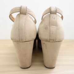 【No.31】MAJESTIC LEGON ストラップ付パンプス ベージュ L(約24.0～25.0cm)の画像