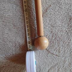 のれん棒（木製）の画像