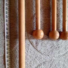 のれん棒（木製）の画像