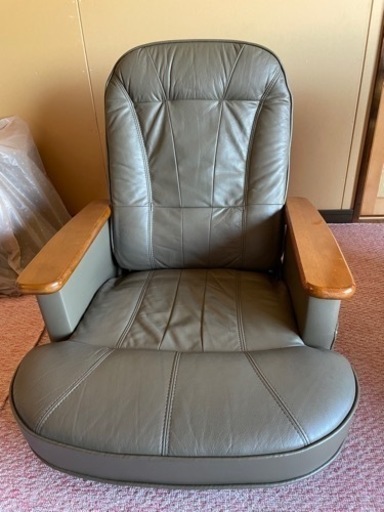 リクライニングチェア 椅子 レザー 2セット