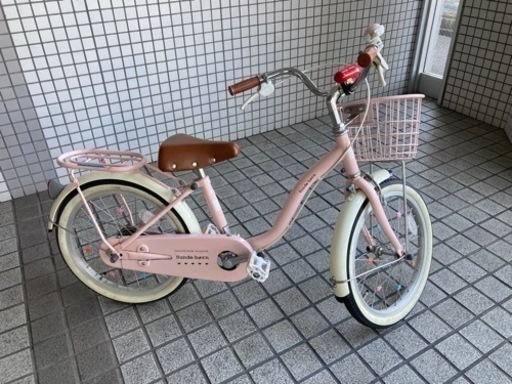 幼児用自転車18㌅　女の子用