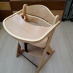テーブル付きハイチェア