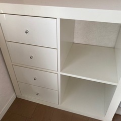 IKEA 棚　白カラックス