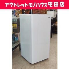 冷凍庫 100L 2017年製 1ドア 前開き ハイアール JF-NU100G ホワイト 冷凍ストッカー ☆ 札幌市 北区 屯田