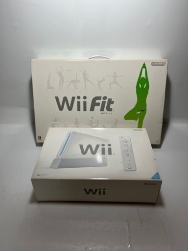 (受渡決定)wii本体　wiifit  セット