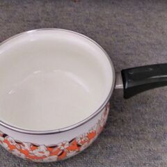 ホーロー鍋 昭和レトロ 未使用品の画像