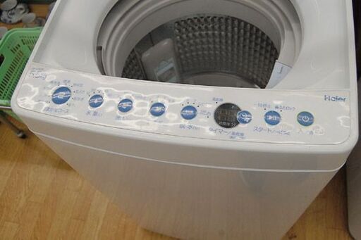 洗濯機 5.5kg Haier JW-C55FK 2020年製 ホワイト×ブルー ハイアール   札幌市 清田区 平岡