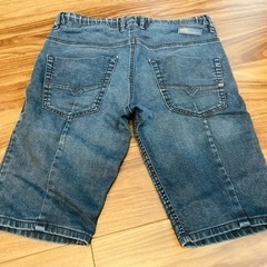【中古美品•金額調整しました】短パン-DIESEL-JOGGデニム-メンズ-ハーフパンツ-KROOSHORT-NE 0681S-01W28の画像
