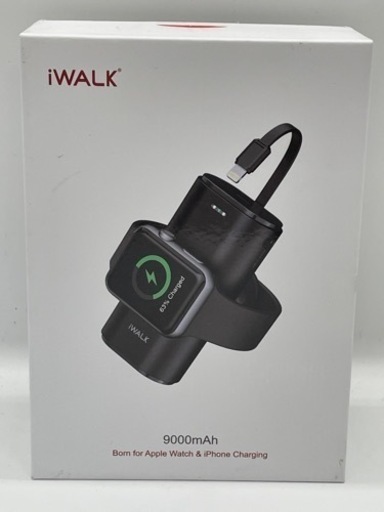大幅値下げ‼️iWALK iPhone、Apple Watch充電9000mAh