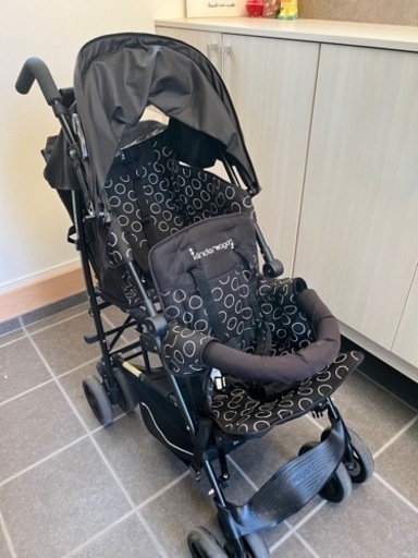 キンダーワゴン DUO 2人乗りベビーカー