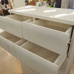 6段チェスト 幅88.5cm ホワイト 洋服収納 タンス 箪笥 たんす ニトリ