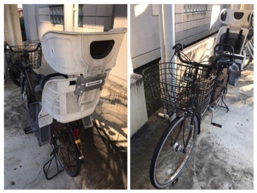 【ジャンク】ブリヂストン　子供乗せ自転車　24インチ