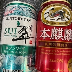 翠ジンソーダ&本麒麟