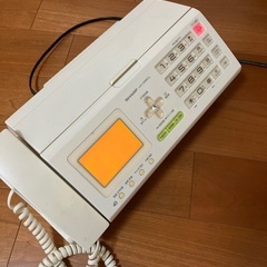 電話機　子機付き　SHARP ファックスあり