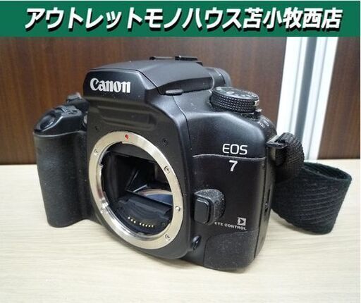 ジャンク品 フィルムカメラ キヤノン EOS7 動作未確認 レンズ無 中古 苫小牧西店