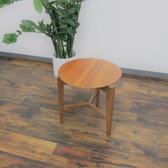 【ヤ取終了9/28】≪W897ジ≫ 展示品 Calligaris /カリガリス サイドテーブル SYMBOL/シンボル 横幅約40cm 2020年製 イタリア製 ウォールナット 家具/インテリア