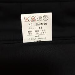 中古　メンズスーツ上下　紺　YA6　春夏用　薄手生地の画像