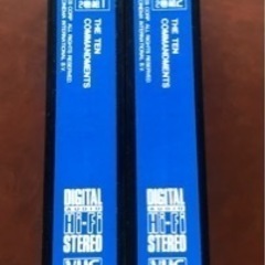 ホームビデオ　十戒全2巻　VHSの画像