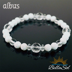 albus（アルバス）ホワイトオニキスの邪気払いブレスレット🌸 ...